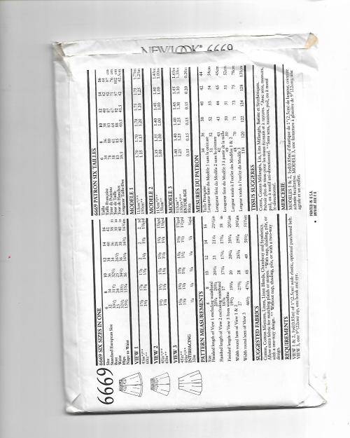Newlook 6669 Ladies Short's Size 6 - 16