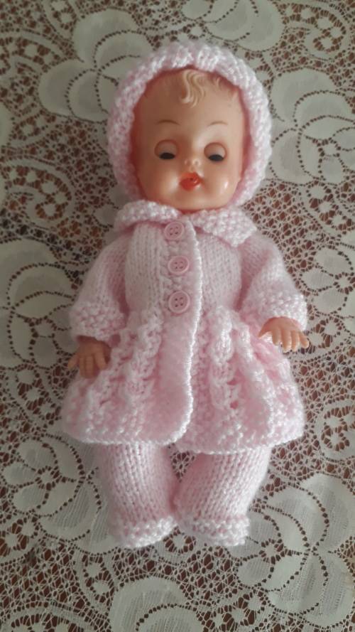 Vintage Baby Doll Jointed Blue Sleep Eyes Made in Hong Kong - 1960`S