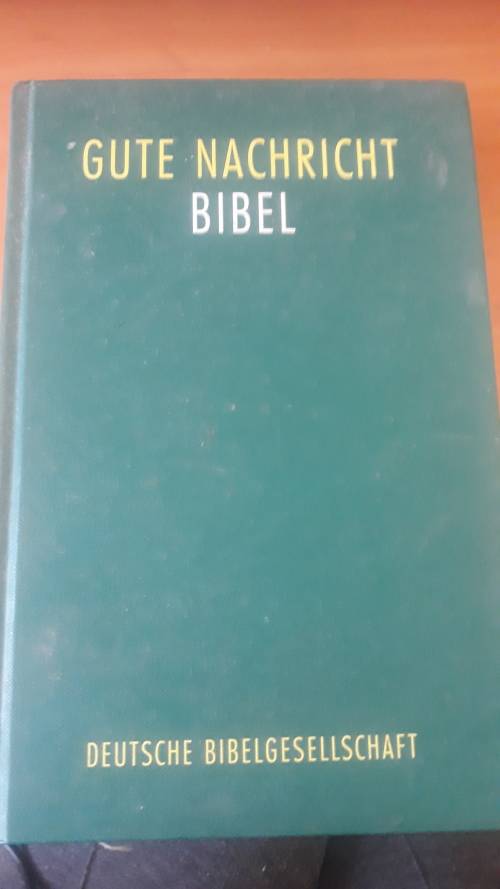 BOOK NON FICTION: GUTE NACHRICHT BIBEL DEUTSCHE BIBELGESELLSCHAFT - HARDBAND