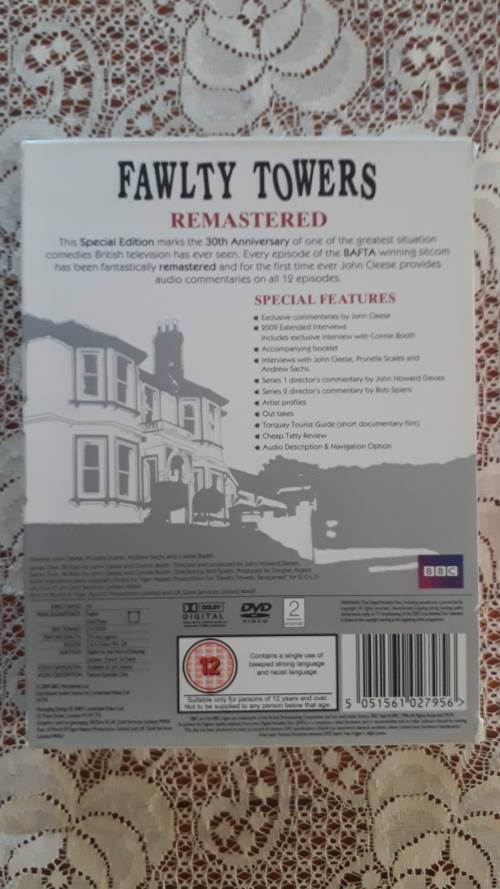 FAWLTY TOWERS THE COMPLETE COLLECTION REMASTERD IN MINT CONDITION