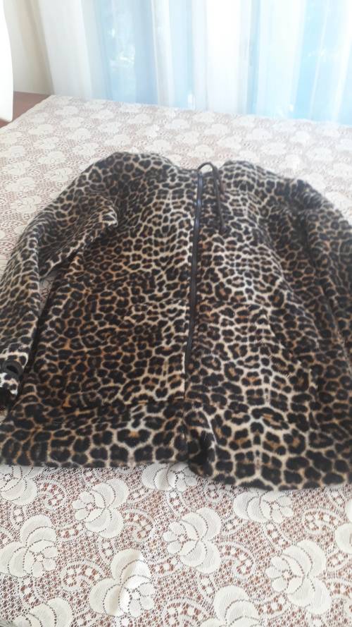 Leopard Spotted Onesie  - Size S - Pre-Loved