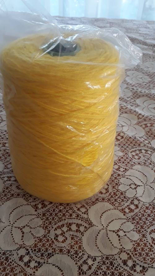 Fiesta 4 ply Yellow Knitting Wool - Unused