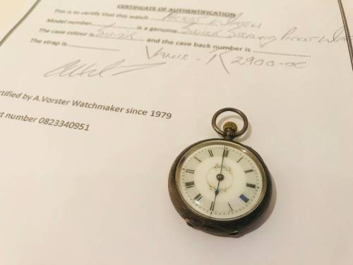 Unique Silver Pocket Watch