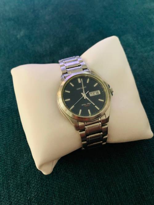 Gents Vintage Orient Blue Dial Watch