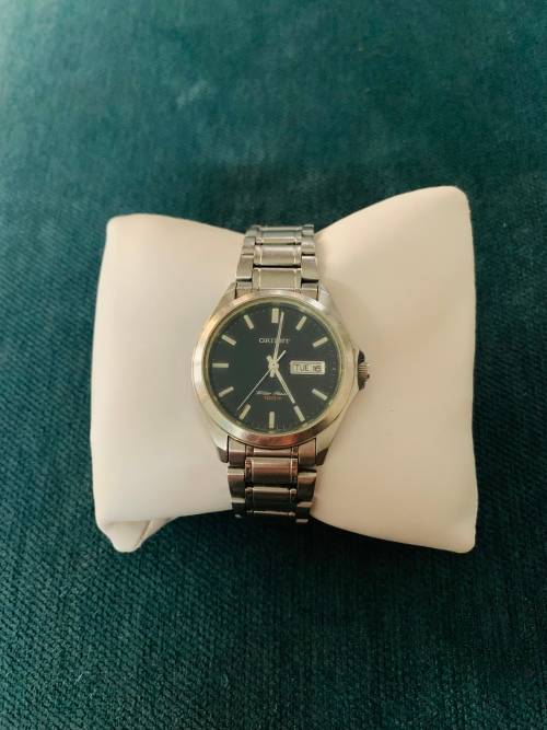 Gents Vintage Orient Blue Dial Watch