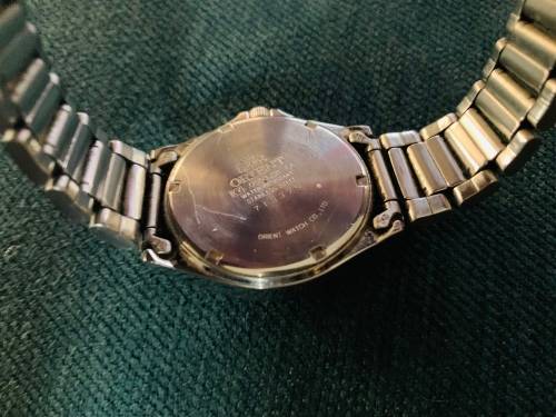 Gents Vintage Orient Blue Dial Watch