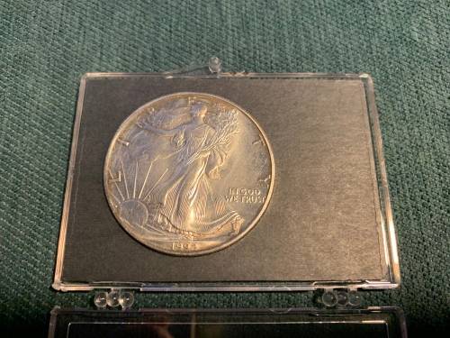 1x Collectors 1oz Fine Silver One American Dollar Coin!