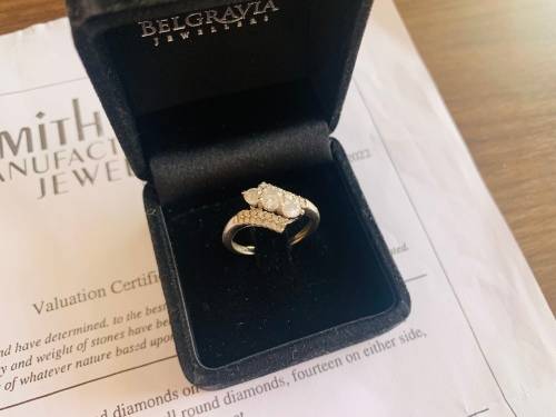 !!!R24000.00 Value!!! Diamond Engagement Ring Set In 10ct White Gold!