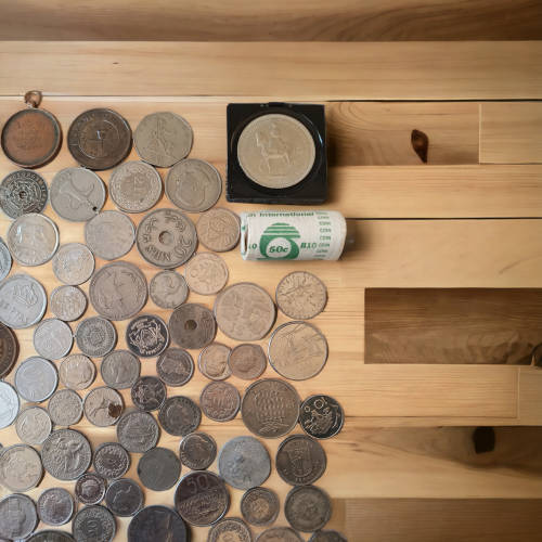 Collectors selection of world coins