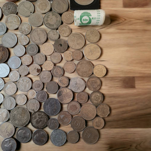 Collectors selection of world coins