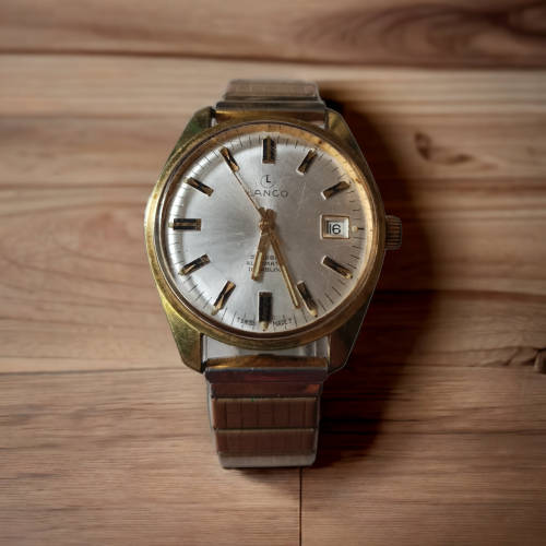 Stunning Vintage Collectors Lanco automatic gents watch value R3950.00