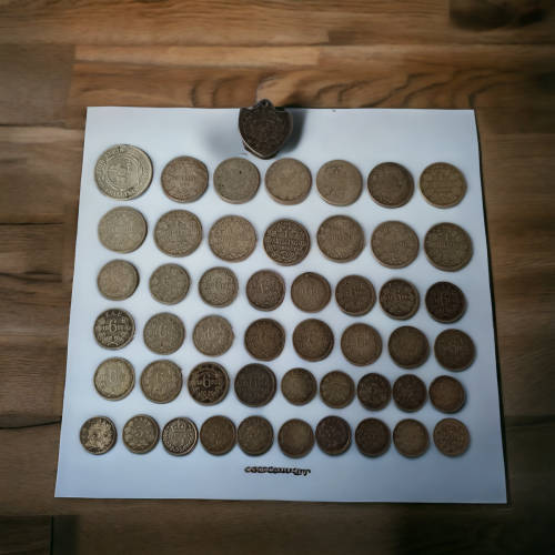 Extremely valuable Rare vintage collectors selection of 49 Paul Kruger ZAR coins