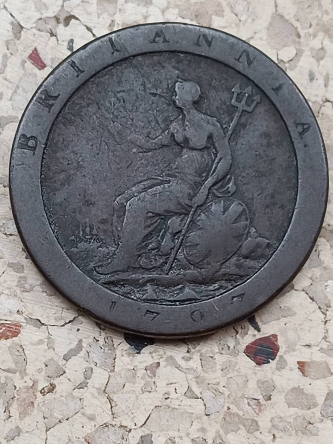 Rare vintage collectors 1797 Great Britain Cartwheel One Penny