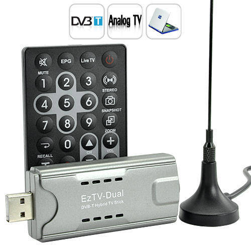 Analog TV and Digital TV USB Dongle - TV on Your PC ,FM tuner