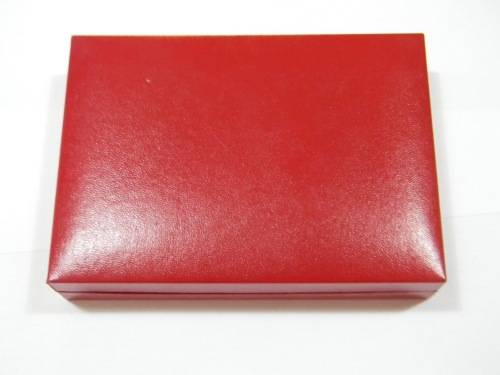 Empty RED SA Mint Box to Hold a Proof Silver R1 - 1oz Gold and 1/10th Gold Coins in capsules