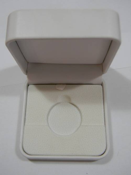 Empty Sa Mint Parliamentary VIP White Leather Box for Silver Inauguration R1 Proof