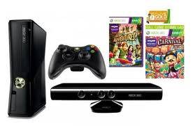 XBOX 360 SLIM 250G BLACK WITH KINECT SENSOR