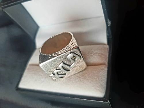 26.6 GRAMS LARGE VINTAGE KNUCKLE DUSTER RING