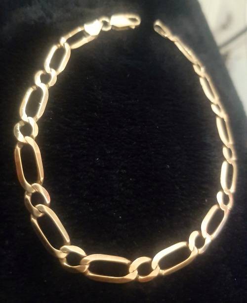 9CT SOLID GOLD 5MM HAND CHAIN
