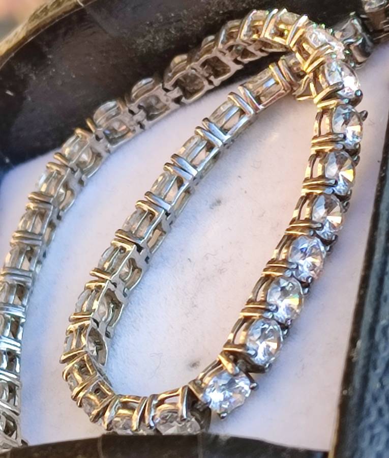 HDL Sterling Silver Tennis Bracelet