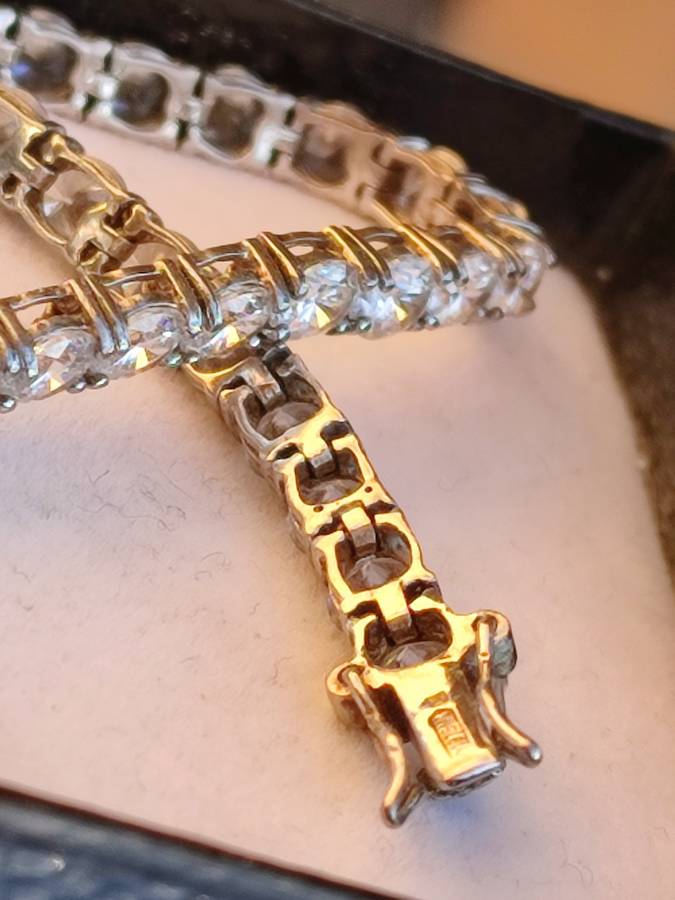 HDL Sterling Silver Tennis Bracelet