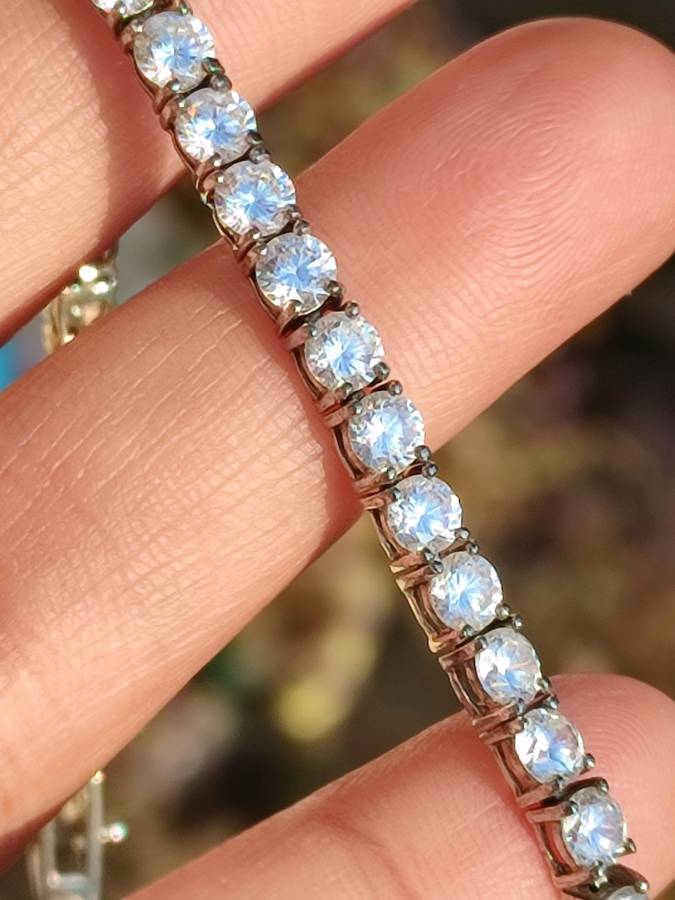 HDL Sterling Silver Tennis Bracelet