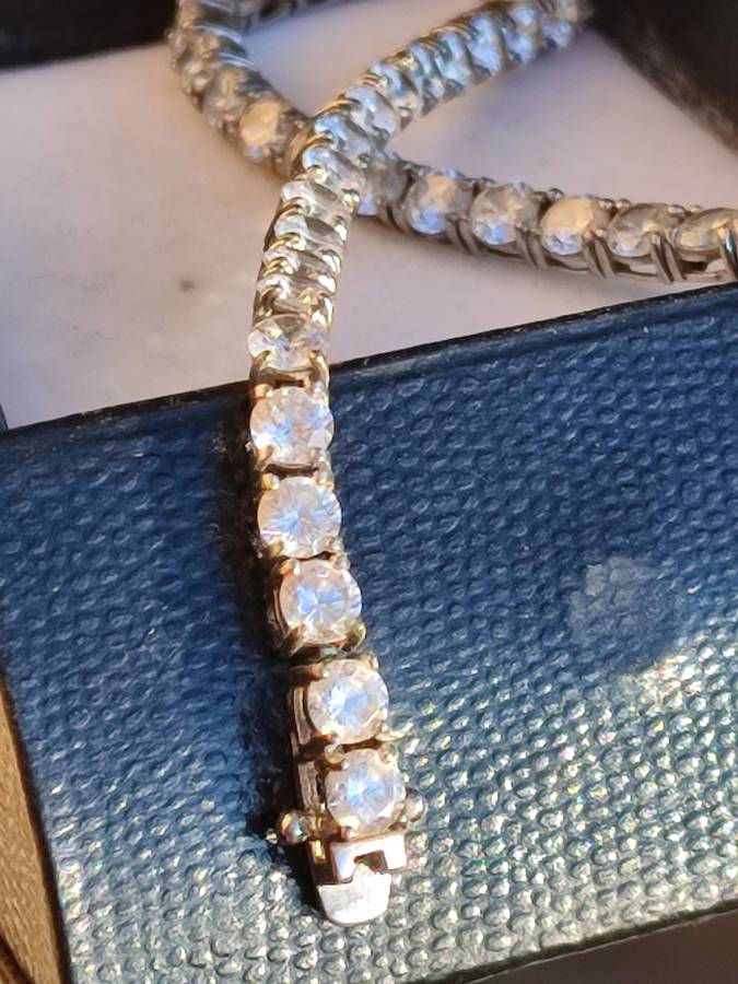 HDL Sterling Silver Tennis Bracelet