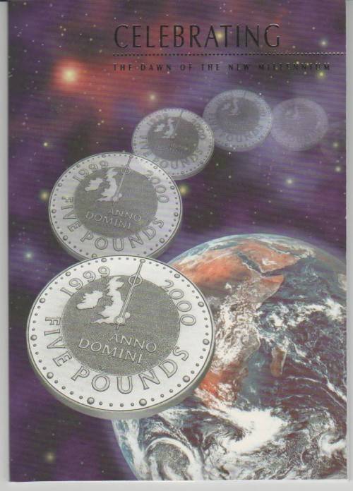 THE MILLENNIUM CROWN - 5 POUNDS BRILLIANT UNCIRCULATED