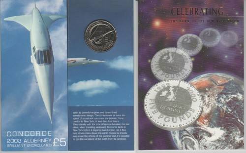 CONCORDE COMMEMORATIVE CROWN - BRILLIANT UNC.