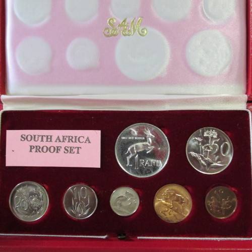 LUSTROUS 5 EARLY 2ND DECIMAL PROOF SETS - 1966-1970 - NO GOLD