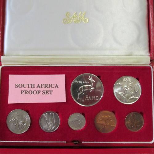 LUSTROUS 5 EARLY 2ND DECIMAL PROOF SETS - 1966-1970 - NO GOLD