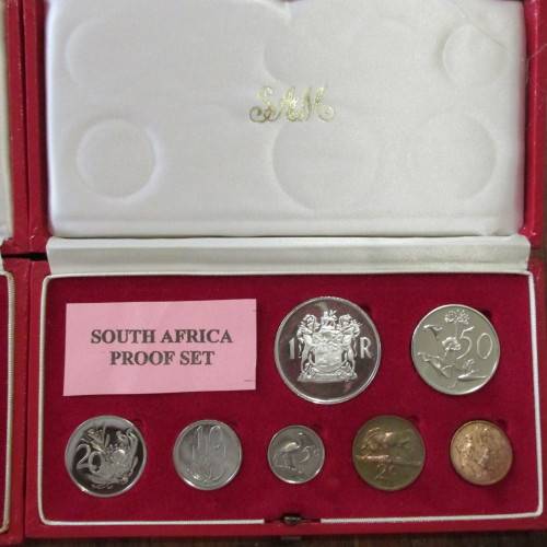 LUSTROUS 5 EARLY 2ND DECIMAL PROOF SETS - 1966-1970 - NO GOLD