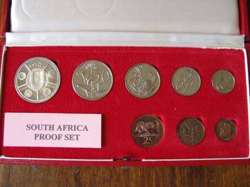 1974 PROOF SET SILVER COMMEM. RAND S.A. MINT (NO GOLD)