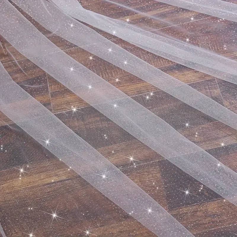 1pc Bridal Veil, Single Layer Wedding Veil