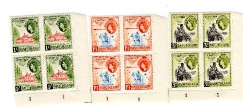 Blocks of 4 of the Lesotho Basutoland National Council  of 1959