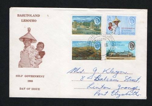FDC Self Government 1965 of BASUTOLAND