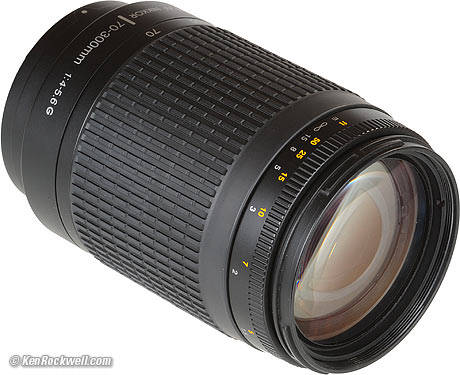 Nikon 70-300 f4-5.6 G AF lens