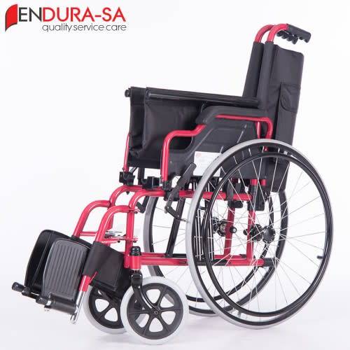 Steel folding wheelchair - Endura Standard Detachable -(small / medium / large)