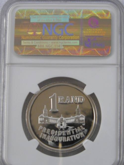 1994 SILVER R1 PRESIDENTIAL INAUGURATION PROOF 69 ULTRA CAMEO. NGC GRADED