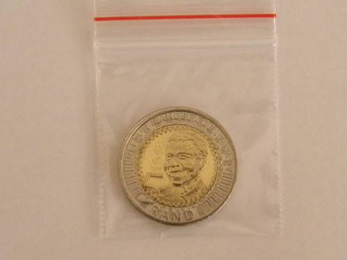 NEW 2018 NELSON MANDELA CENTENARY CIRCULATION R5 COIN.  UNCIRCULATED COINS FROM SEALED BAG