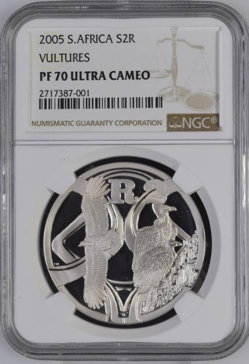 2005 SILVER PROOF R2 CROWN     -VULTURES-    NGC GRADED PF70 UC  **FINEST KNOWN**