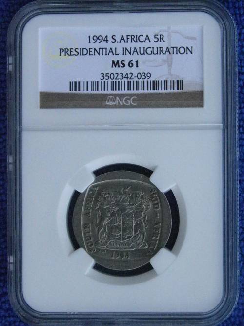 SCARCE! 1994 PRESIDENTIAL INAUGURATION R5.NGC GRADED MS61