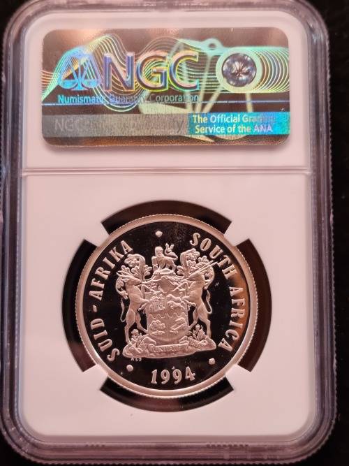 1994 SILVER R1 -PRESIDENTIAL INAUGURATION- NGC PROOF 69 ULTRA CAMEO. **2ND FINEST KNOWN**