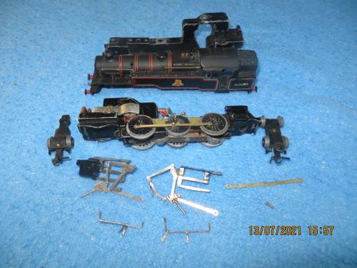 Hornby Dublo EDL18 - BR 2-6-4T Engine Parts