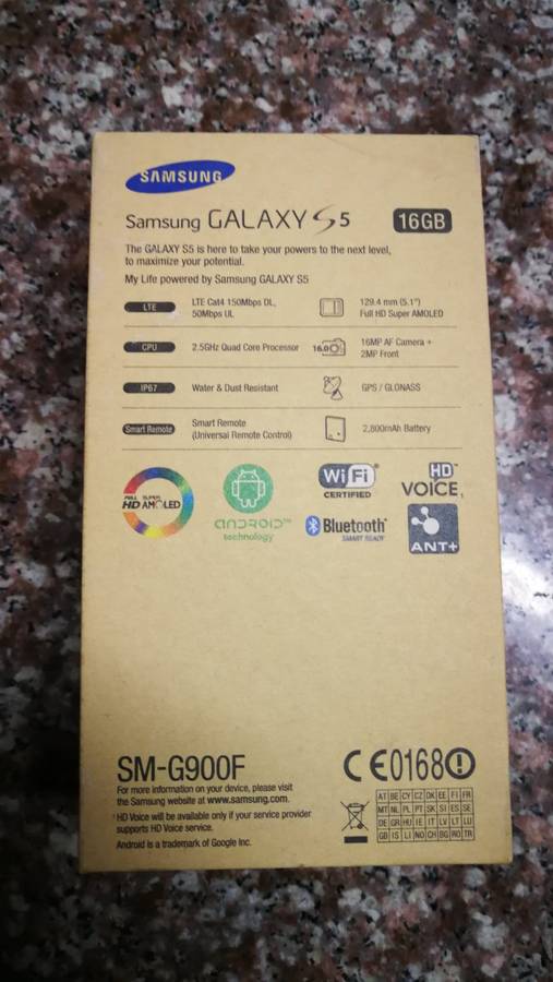 SAMSUNG GALAXY S5 16GB BLACK