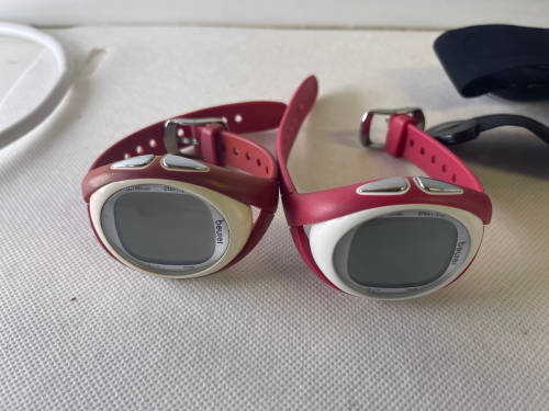 2 X Beurer Heart Rate Monitor with sensor