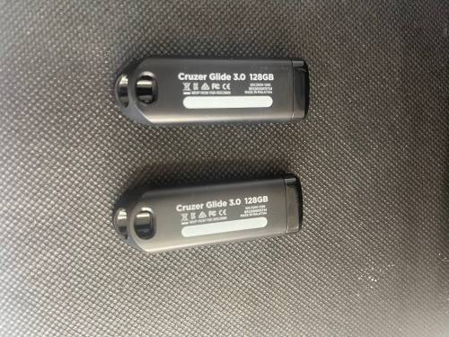 SANDISK CRUZER GLIDE 3.0 128GB FLASH DRIVE