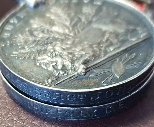 South Africa Medal - 1879 (Zulu War Medal) and QSA