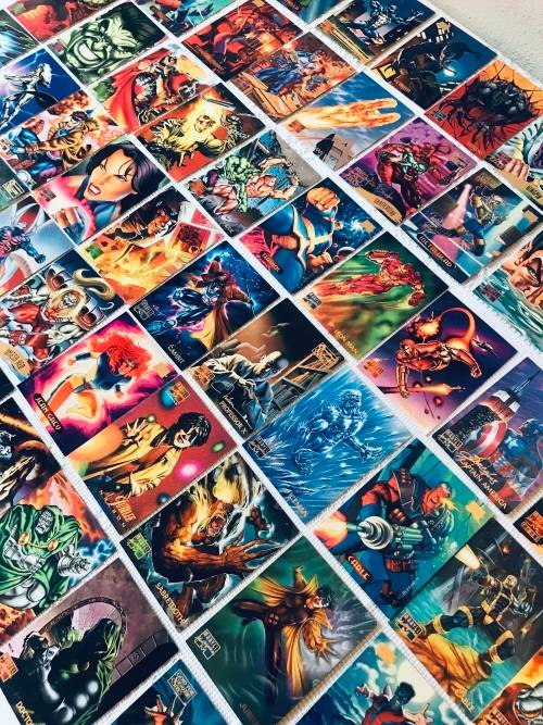 Marvel Masterpiece Tarding Cards from the 90`s