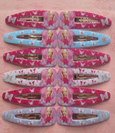 Barbie - Hair clips - 2pcs, 1.8 inch & 2 inch